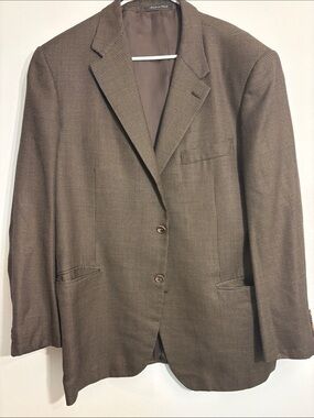 Zanella Brown Houndstooth Sport Coat